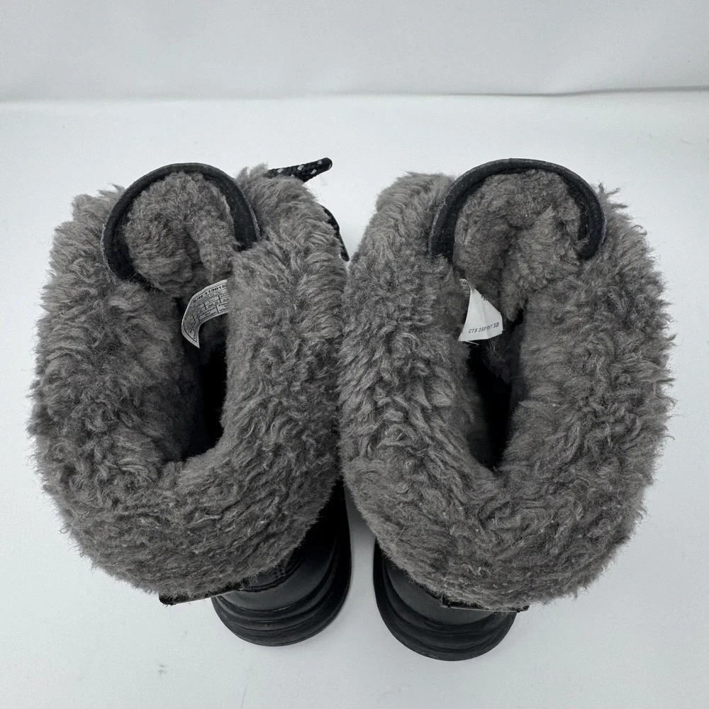 UGG Adirondack III Women's Black Waterproof Winter Snow Boots Size 7.5 Shearling - Picture 6 of 12